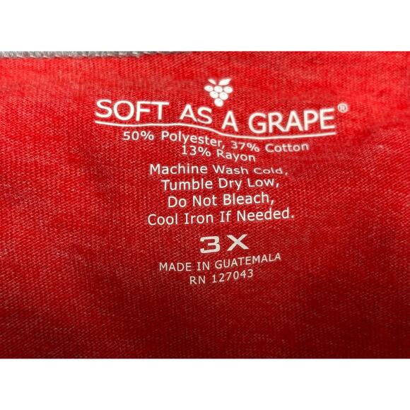 St. Louis Cardinals Shirt Womens Size 3X MLB Baseball Soft As A Grape - Picture 3 of 5